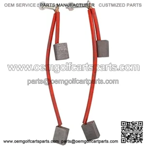 2pcs Starter Brush 103347301,KIMISS Metal 114 01 2034AS Generator Brush Set for EZGO Club Car 2008 and Up