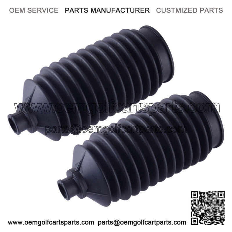 2Pc Car Long Steering Bellow Dust Seal Fit For Golf Cart Club Car DS 1984-96 New