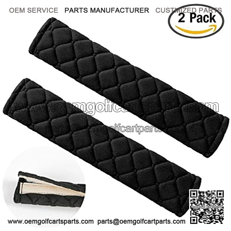 Universal Car Seat Belt Pads Cover,Seat Belt Shoulder Strap Covers Harness Pad for Car/Bag,Soft Comfort Helps Protect You Neck and Shoulder from The Seat Belt Rubbing(2-Pack)