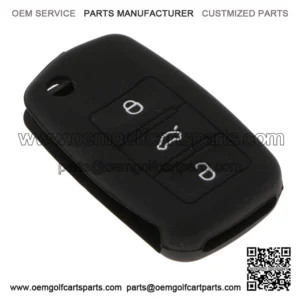 Funda De Silicona Con Llave Para B5 Golf 4/5/6 Jetta Mk6 Negro Cubierta protectora de silicona clave