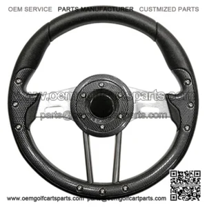 13" Aviator-4 Carbon Fiber Steering Wheel w/ Aluminum Spokes (Fits all Years)