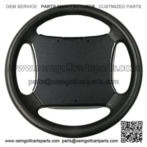 Yamaha Golf Cart Steering Wheel Scorecard Cover in Carbon Fiber(FITS G14, 16, 19, 22 and Some Drive Models)