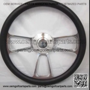 1984 & UP CLUB CAR DS BILLET steering wheel golf cart W/ Adapter 3 spoke