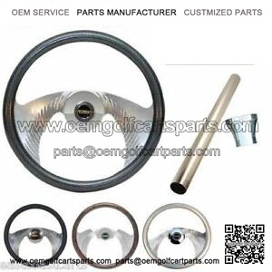 Typhoon Billet Steering Wheel Combo Set for Club Car Golf Cart