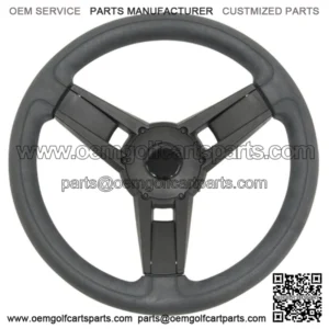 Italia Giazza Black Golf Cart Steering Wheel For All Club Car Precedent