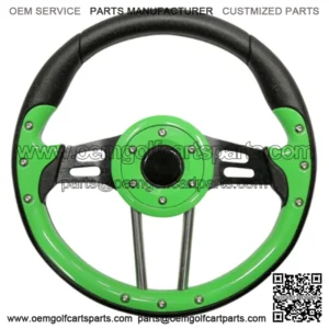 Aviator 4 Golf Cart Steering Wheel (Lime Green)