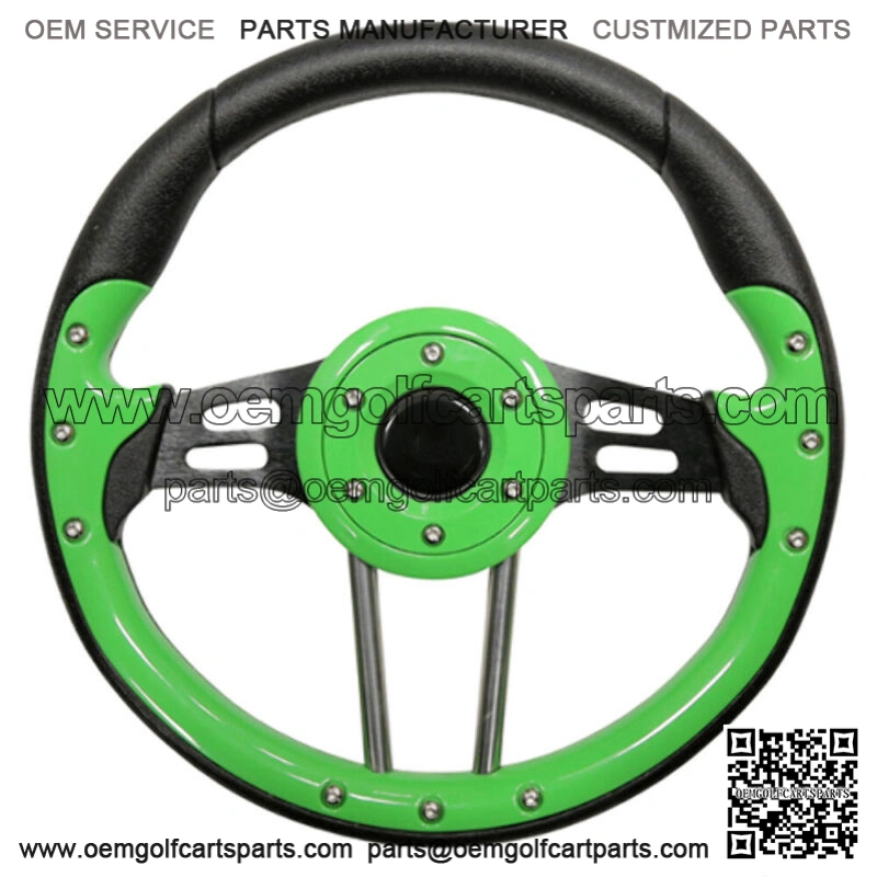 Aviator 4 Golf Cart Steering Wheel (Lime Green)