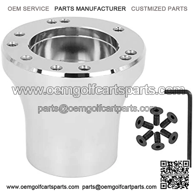Steering Wheel Hub Adapter for Club Car Precedent Chrome