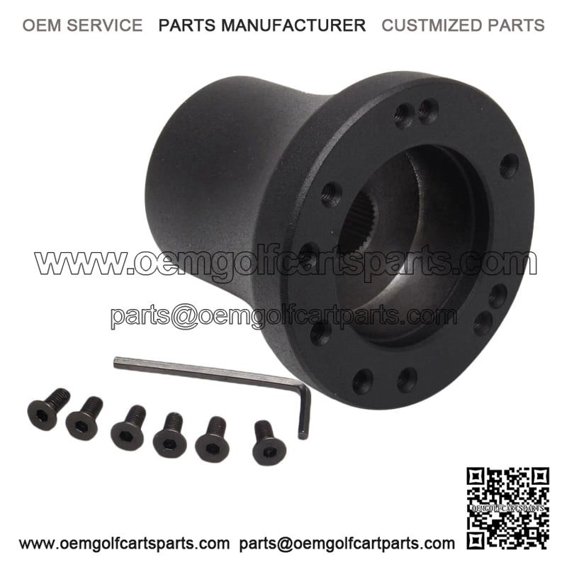 1 Unidad de Adaptador de Volante de Carrito de Golf Yamaha Adaptador de Volante de Carrito de Golf base del volante