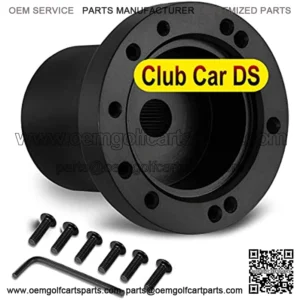 Golf Cart Steering Wheel Adapter for Club car DS Golf Carts Mounting Adapter (Including Installation Tools)
