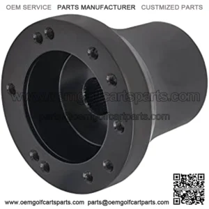 Golf Cart Steering Wheel Adapter for Club Car DS Models-Black