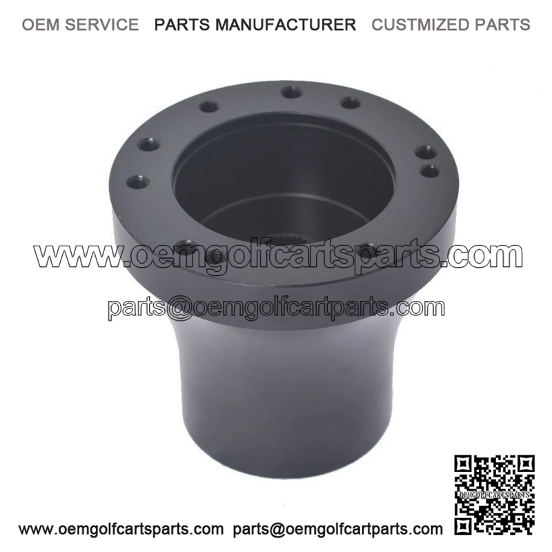 FOR Club Car DS Golf Cart Steering Wheel Hub Adapter 5/6 Hole Black