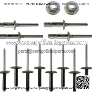 EZGO Complete Body Rivet Hardware Kit (1994+) TXT Golf Cart Install Gas/Electric