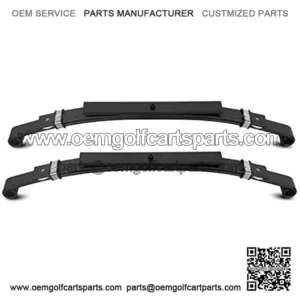 Heavy Duty Rear Leaf Springs Compatible With Club Car DS Golf Cart 1982-Up 3 Leafs/Set of 2