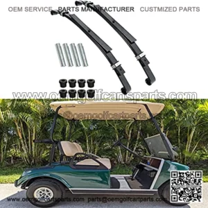 2 - Pack Heavy Duty Rear Leaf Springs 3 Leafs Replacement for 1982 - Up Club Car DS Golf Cart