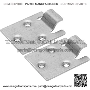 Juego de Bisagras de Asiento, 2 Piezas de Placa de Bisagra de Asiento Masculino Club Car 71610-G01 de Repuesto para Modelos Medalist 1994-Up