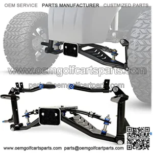 EZGO RXV Golf Cart Lift Kit ?C For Electric (2008-2015) and Gas (2008-2013.5) Golf Carts ?C Kingzilla 6 Inch A-Arm Kingpin Lift Kit - Wheel and Tires Combo Parts - Golf Cart Accessories for Golf Cars