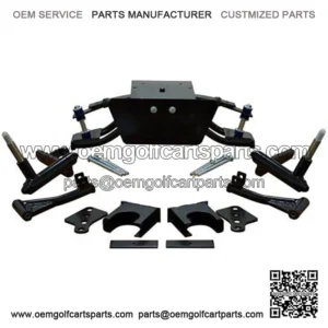 6" Club Car DS Heavy Duty Double A-Arm Lift Kit (1982-2004.5 Gas & Electric with METAL dust covers on hubs)