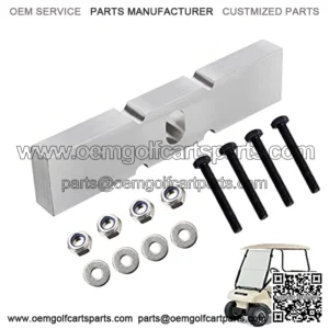 Golf Cart Low Pro Front End 1 inch Lift Block Kit Fits for Club Car DS Gas & Electric Models(Not for Precedent)