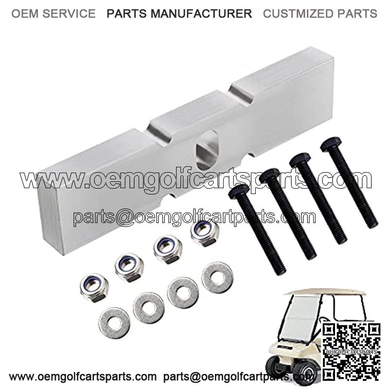 Golf Cart Low Pro Front End 1 inch Lift Block Kit Fits for Club Car DS Gas & Electric Models(Not for Precedent)