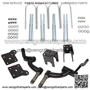 6 inch Drop Spindle Lift Kit Compatible with EZGO 2001.5-2008.5 TXT Gas 2001.5+ Electric