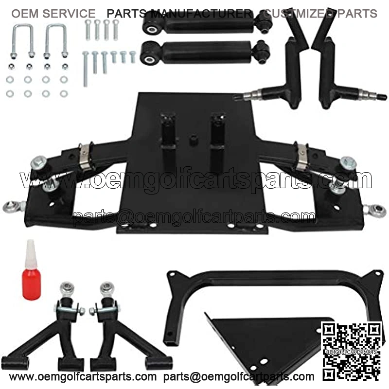 Heavy Duty for Yamaha Drive G29 Golf Cart fits 2007-Up 6 A-Arm Lift Kit for Yamaha G29 Front & Rear Lift Kit