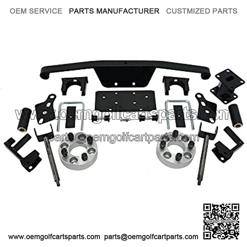 4" Spindle Extension Lift Kit for Club Car DS (1982-2010) Golf Cart