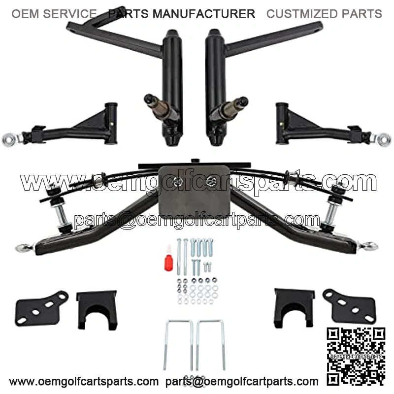 Golf Cart Lift kits for Club Car DS 2004.5-up Electric or Gas??6 inch Heavy Duty A-Arm Lift Kit Match with Tires Below 23" (Club car DS)