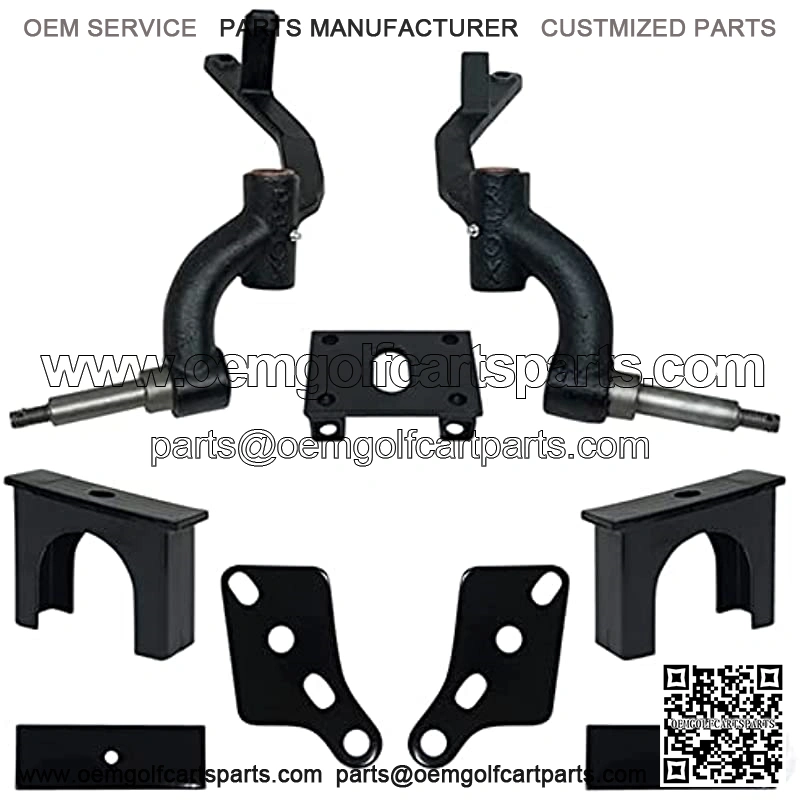 Lift Kit, 3" Drop Spindle, Club Car DS Gas & Electric 03.5+