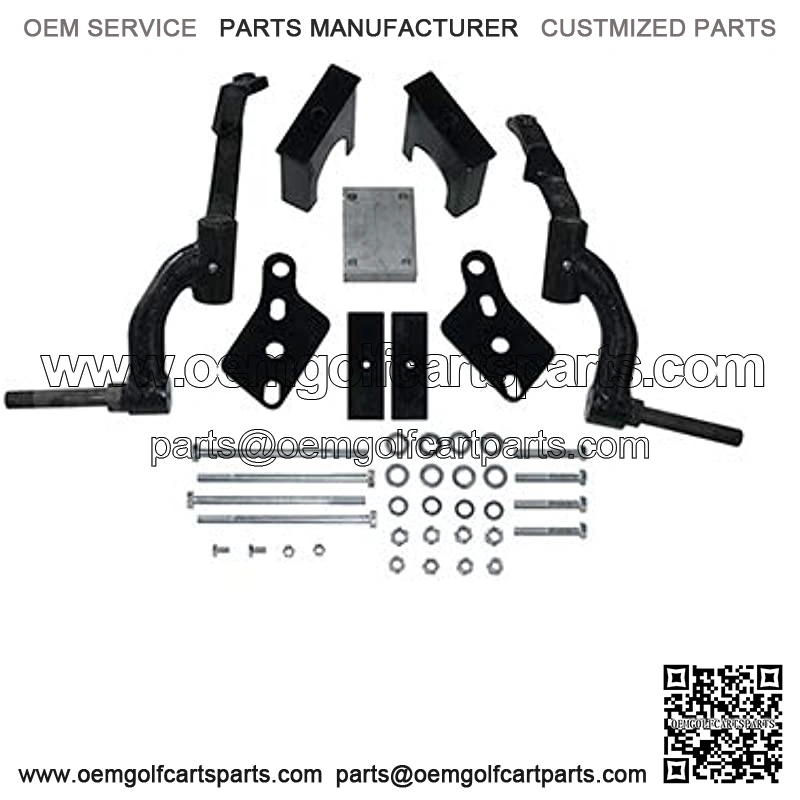 6" Drop Spindle Lift Kit, Club Car DS Gas 94-03.5 & Electric 84-03.5