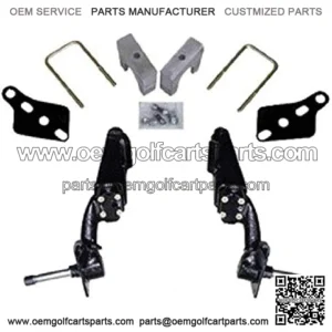 Club Car DS/Carryall/Turf Spindle Lift Kit (for Gas Golf Carts with Factory Front Mechanical Brakes) (6 inch)