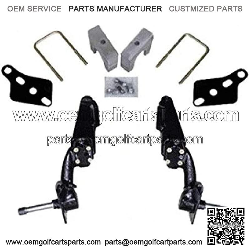 Club Car DS/Carryall/Turf Spindle Lift Kit (for Gas Golf Carts with Factory Front Mechanical Brakes) (6 inch)