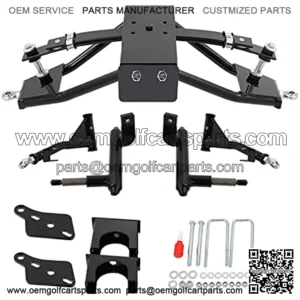 6" Double A-Arm Golf Cart Lift Kit for 2004-Up Club Car Precedent Gas/Electric Long Travel Lift Kit