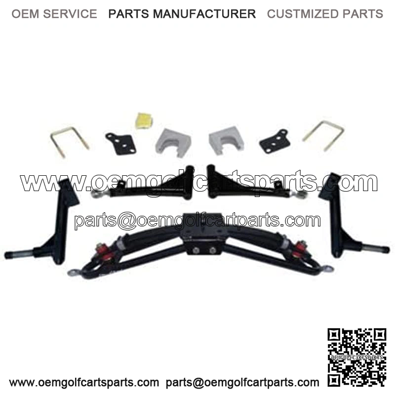 Revenge Golf Cart Parts & Accessories BMF 6" Club Car Precedent A-ARM Lift Kit for Gas and Electric - Heavy Duty