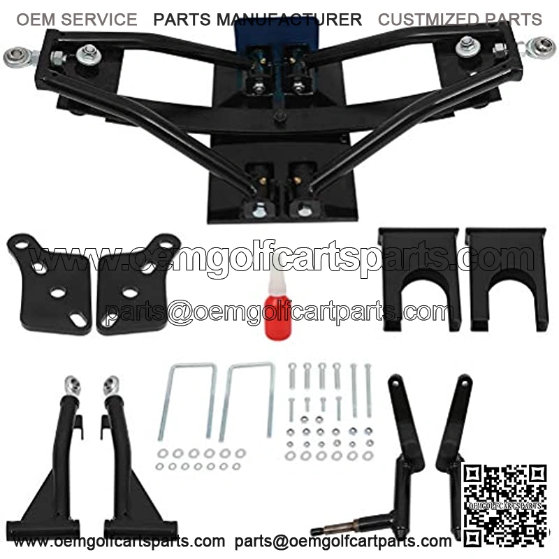 Front 6" Double A-Arm Lift Kit for Club Car DS Golf Cart 1982-2003 Electric/Gas, Best for Club Car Lift Kit Strength Steel