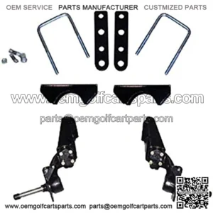 Club Car DS/Carryall/Turf Spindle Lift Kit (for Gas Golf Carts with Factory Front Mechanical Brakes)