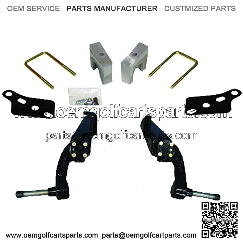 6" Spindle Golf Cart Lift Kit for Club Car DS Elec 1984-03, Gas 1996.5-03