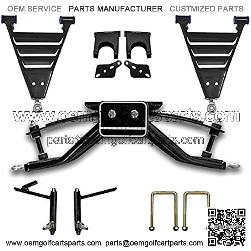 6" A-Arm Heavy Duty Lift Kit for Club Car DS Golf Carts 2004.5-2014 (with Plastic Dust Covers)