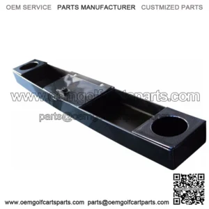 Carbon Fiber Golf Cart Dash Organizer Beverage Tray Universal Fit