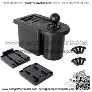 Golf Cart Ball Washer and Club Cleaner Kit, Detachable Golf Club Head and Ball Washer Golf Cleaner for EZGO Club Car Yamaha
