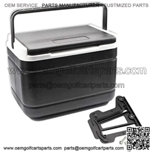 Golf Cart Ice Cooler with Mounting Bracket Kit Caddy Fit Club Car Precedent Tempo and Onward 102588101 103886801