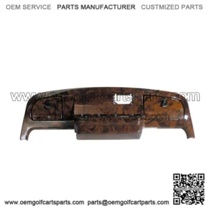 EZGO Medalist and TXT 1994.5 to 2013 Golf Cart Woodgrain Dash With Locking Doors