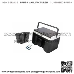 6 Qt. Black Cooler & Bracket for Club Car Precedent Golf Cart