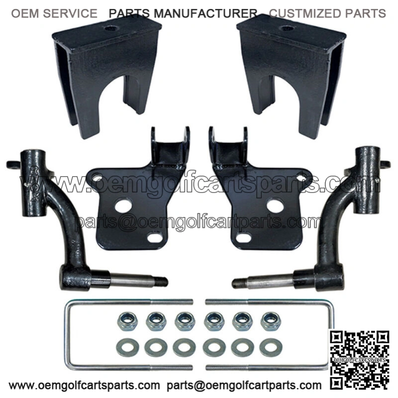 6" Drop Spindle Golf Cart Lift Kit for EZGO RXV Electric 2008 - Feb 2013