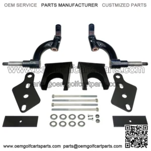 6" Drop Spindle Golf Cart Lift Kit for Club Car Precedent Gas/Elec 2004-Up