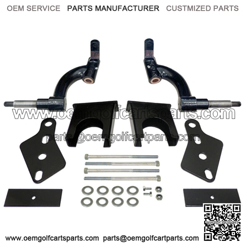 6" Drop Spindle Golf Cart Lift Kit for Club Car Precedent Gas/Elec 2004-Up