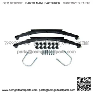 Club Car DS Heavy Duty Golf Cart Rear Leaf Spring Complete Kit Fits 1982 and Up