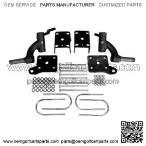 3" Spindle Golf Cart Lift Kit for EZGO TXT Gas 2001.5-2008.5/Elec 2001.5-Up