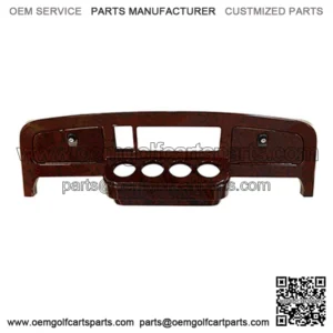 Custom Wood Grain Dash for EZGO TXT Golf Cart - Fits 2014 and up