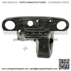 EZGO TXT (14-Up) Golf Cart Pre Cut Dash for Audio Systems in Greywood Finish